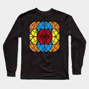 Stained Glass Metatron Long Sleeve T-Shirt